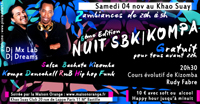 visuel nuit SBK/Kompa & généraliste du samedi 04 novembre 2017